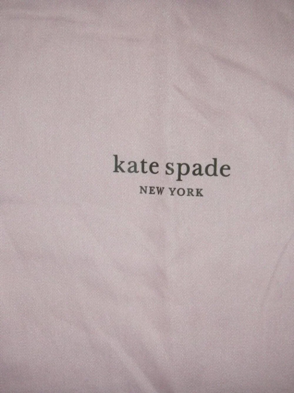 KATE SPADE PINK DRAWSTRING EX LG DUST BAG  27